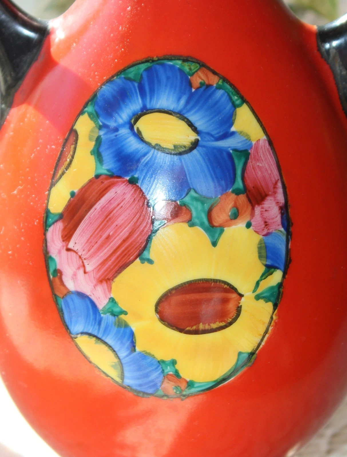 Vintage Art Deco Style Czech Decorative Vase, Joseph Mrazek Design